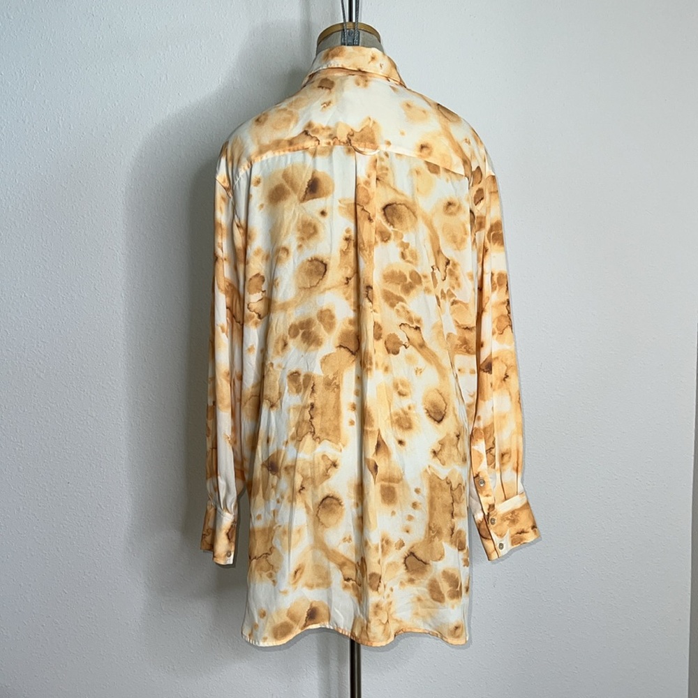 Aritzia Wilfred Free Brinley Tie Dye Blouse - Picture 2 of 4